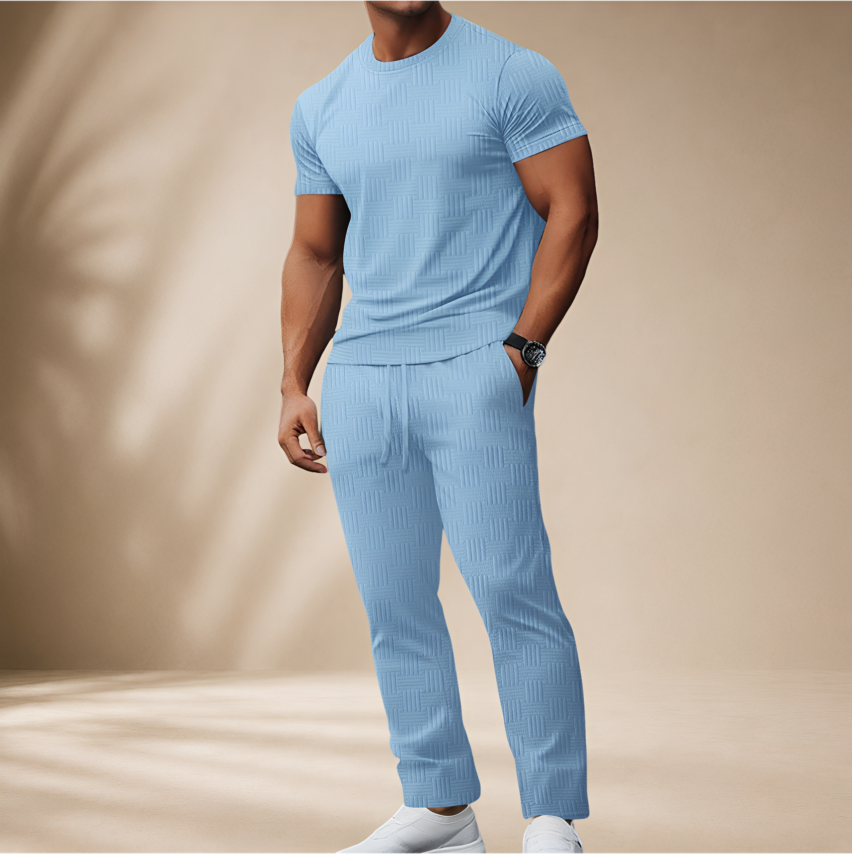 Thomas - Ensemble T-shirt et Pantalon Chic