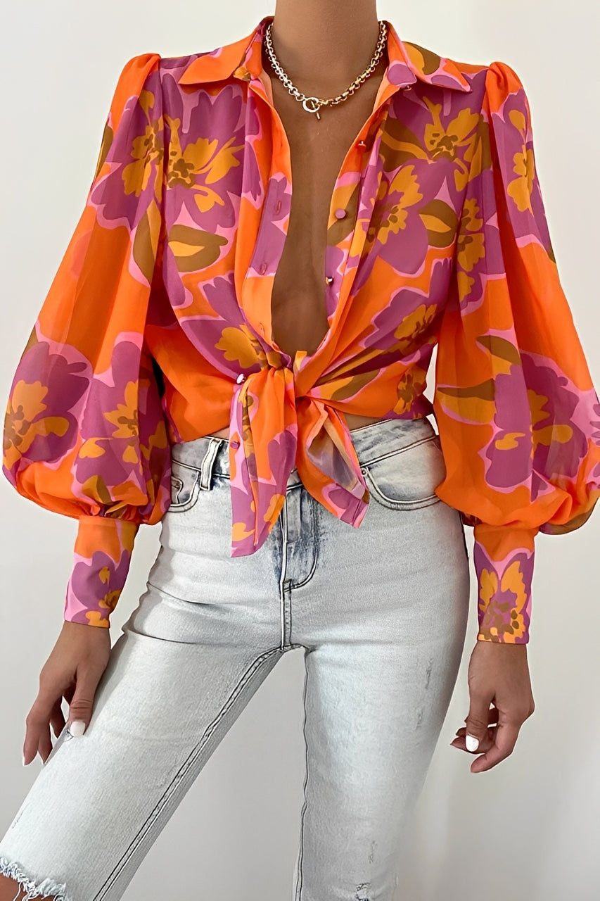 Carla - Blouse élégante pour femme avec manches larges