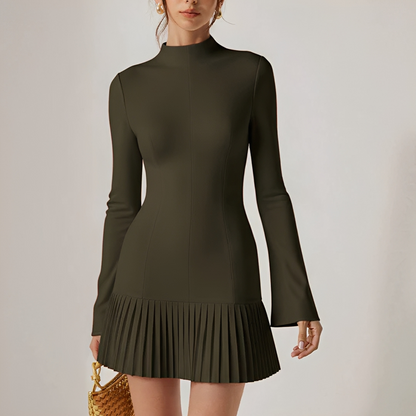 Elva - Robe Mini Plissée Élégante