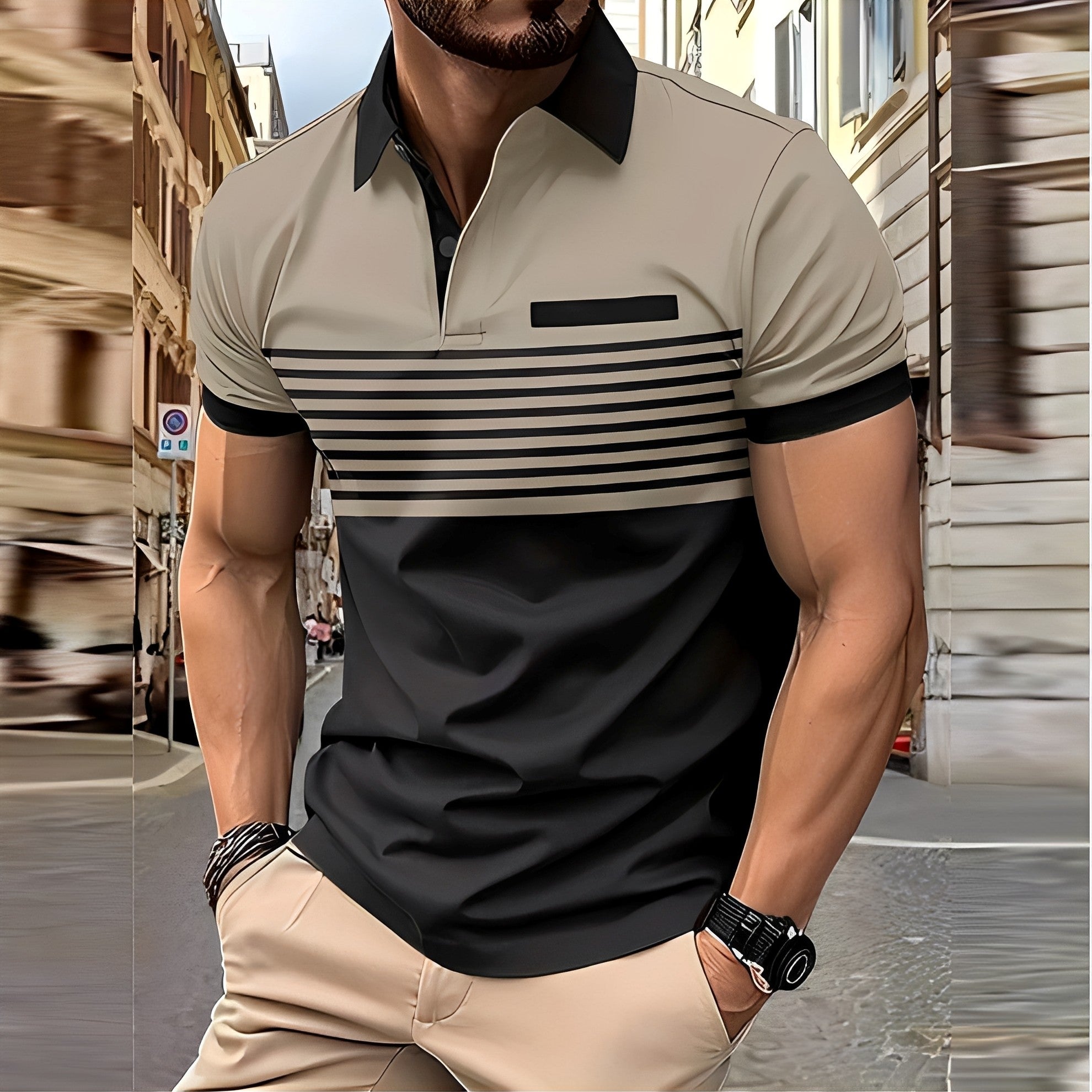 Thomas - Polo chic ajusté pour hommes