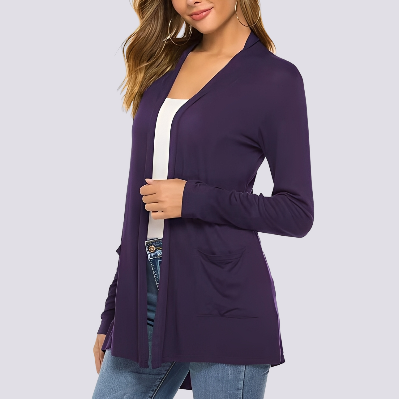 Bertha - Blazer long à allure décontractée