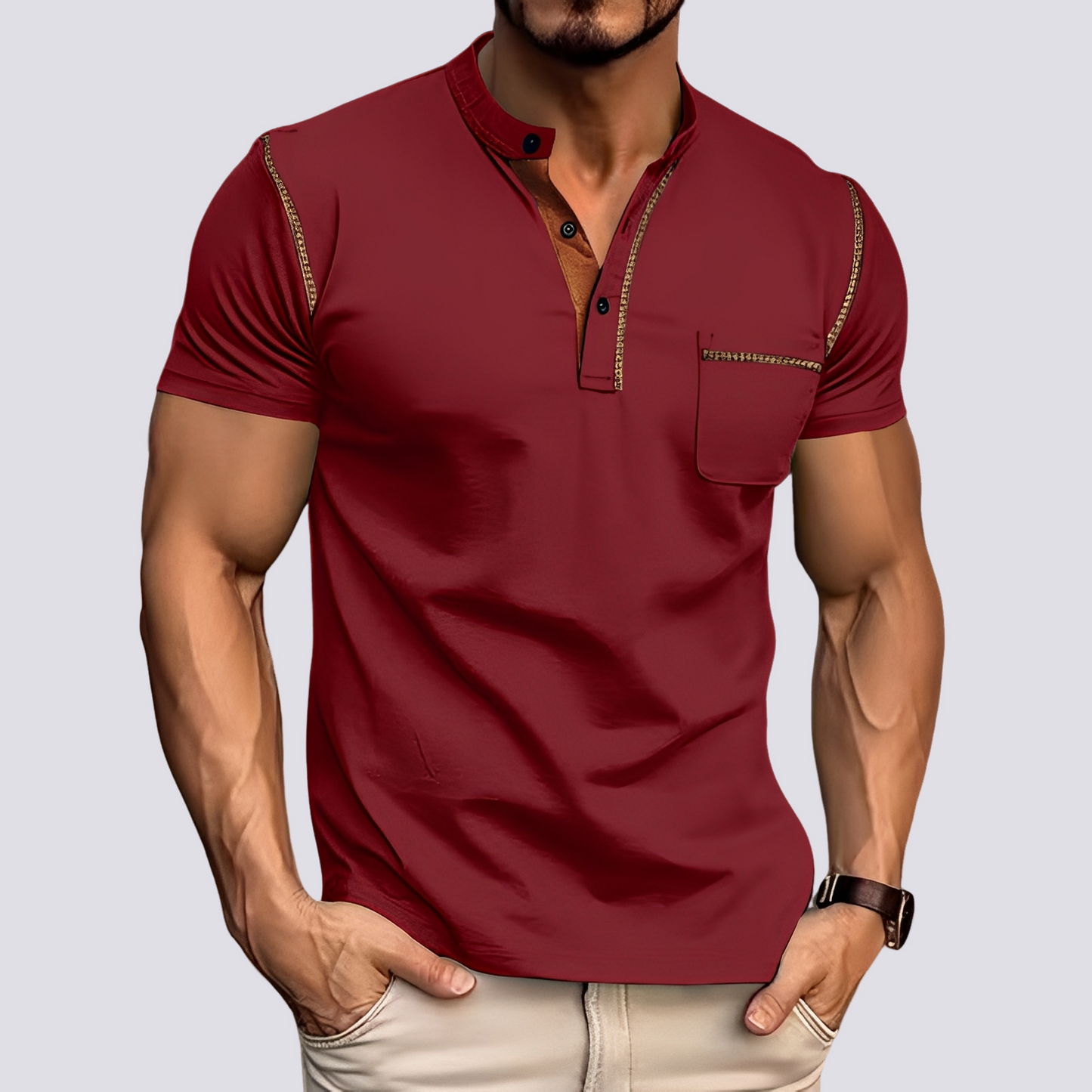 Stefan - Polo élégant et léger pour hommes