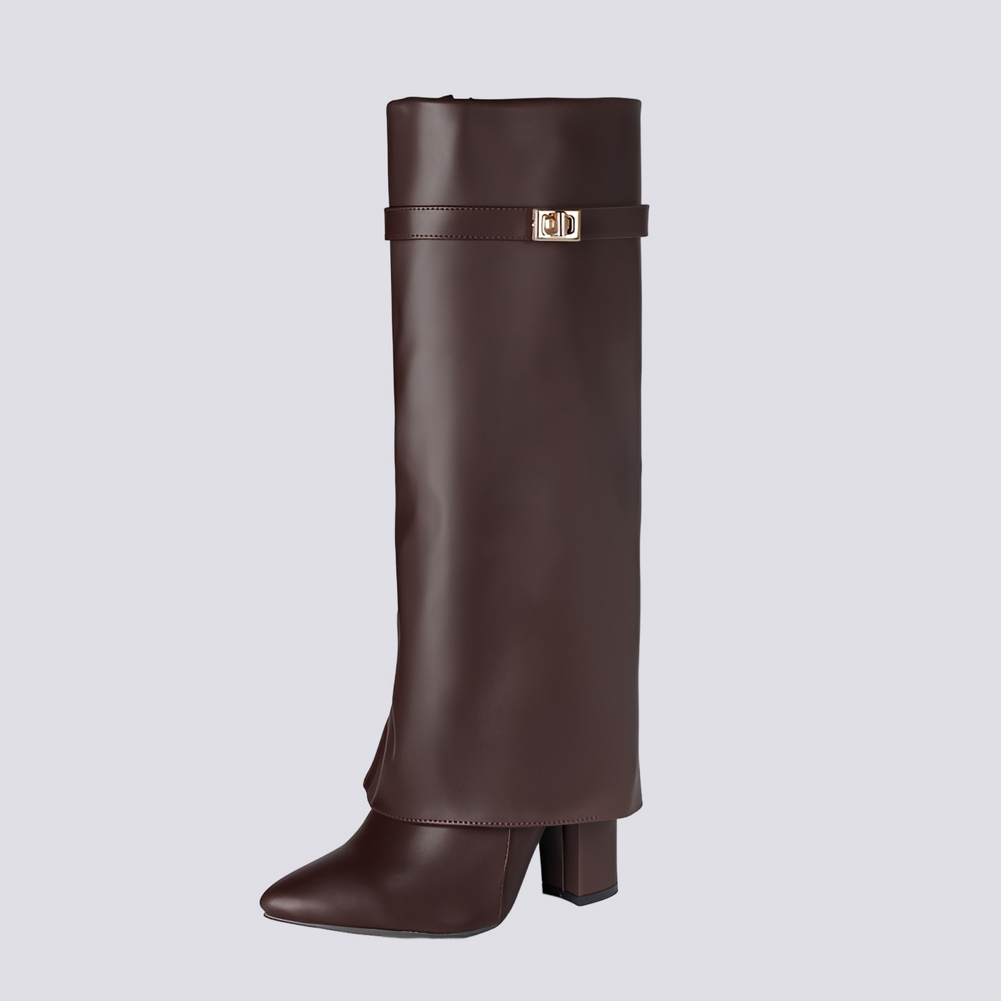 Jacqueline - Bottes Élégantes à Talon Carré