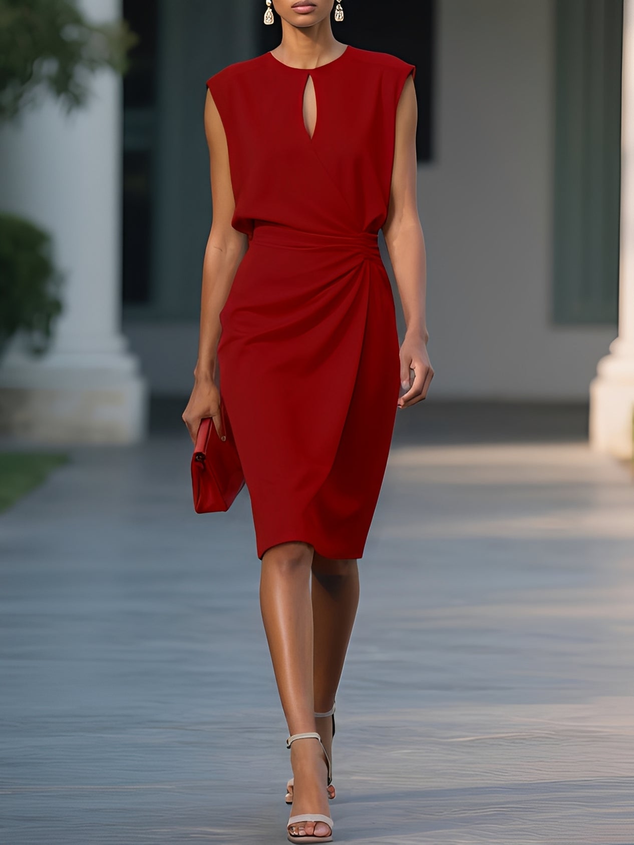 Ashley – Robe mi-longue pour femmes – pour des événements festifs