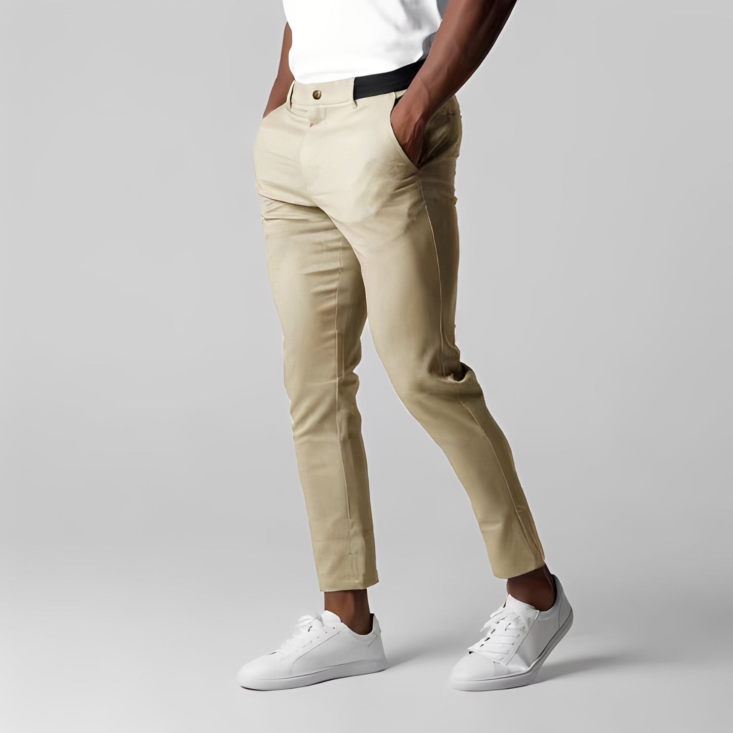 Jack - Pantalon de costume à coupe droite décontractée pour hommes