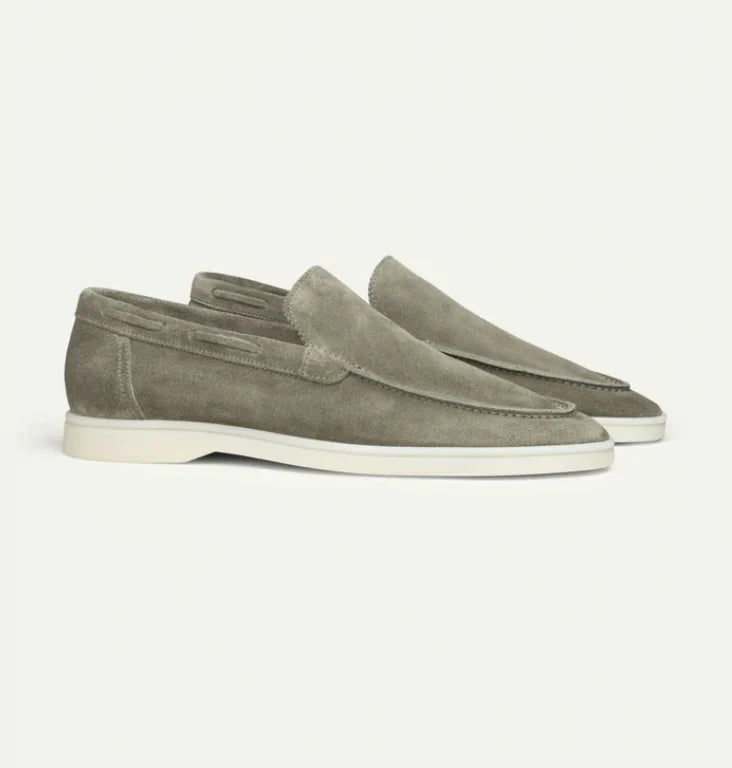 Lorenzo - Mocassins classiques pour homme en daim