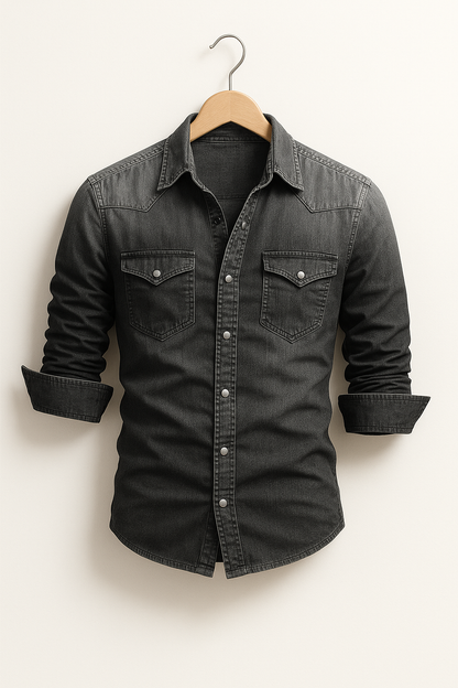 Maxime - Chemise en jean confortable pour homme