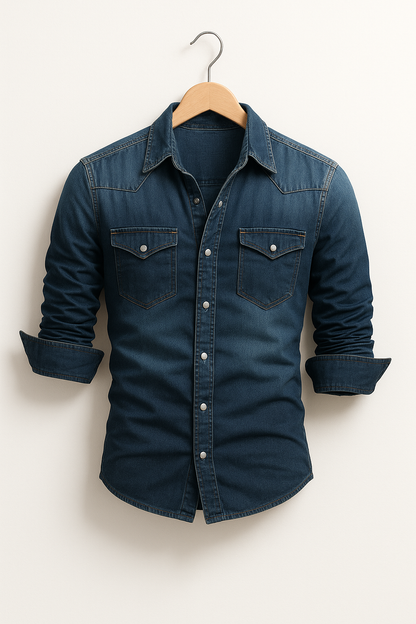 Maxime - Chemise en jean confortable pour homme