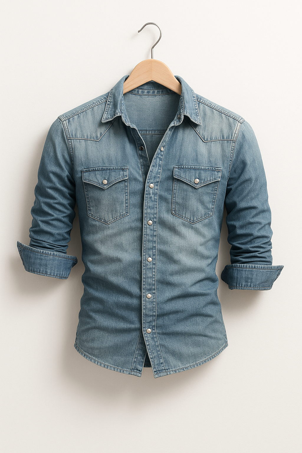 Maxime - Chemise en jean confortable pour homme