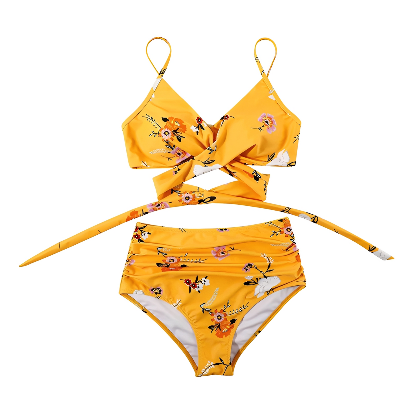 Jayah - Bikini femme à taille haute