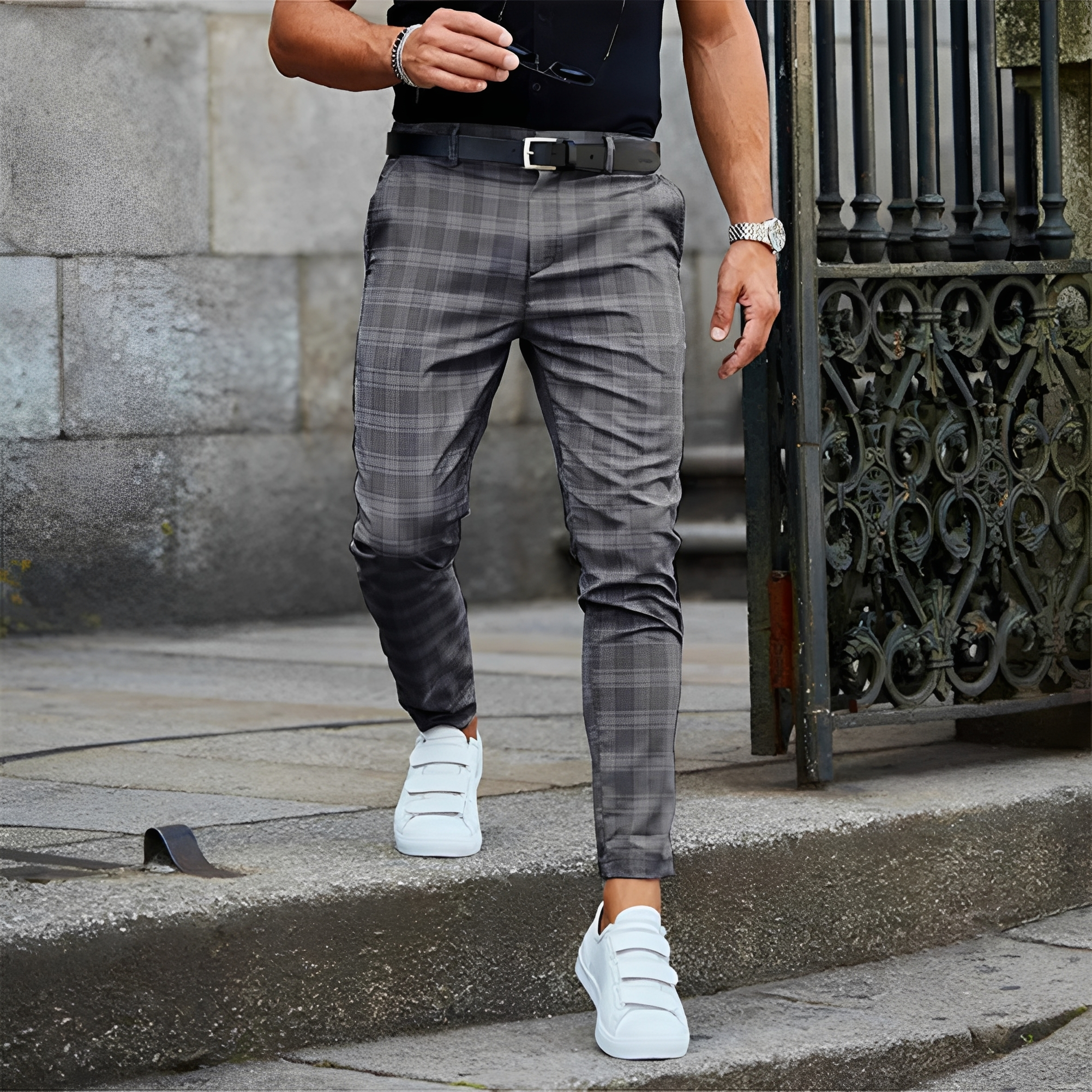 Elezer - Pantalon estival décontracté pour homme
