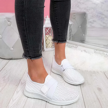 Kinsley - Baskets slip-on avec détails en cristal