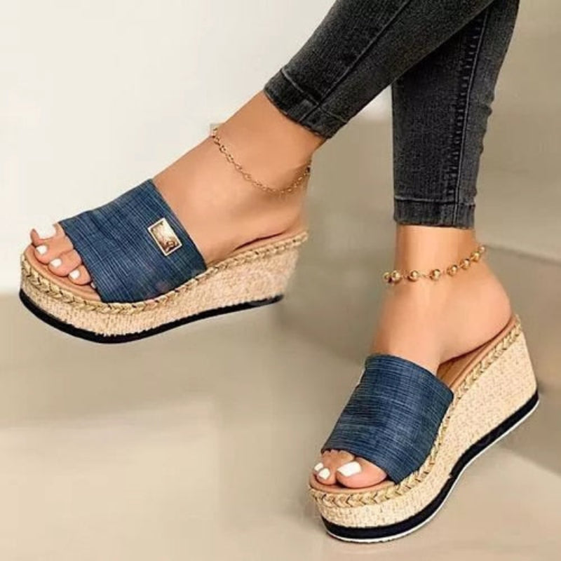 Camila - Sandales à Talon avec Plateforme
