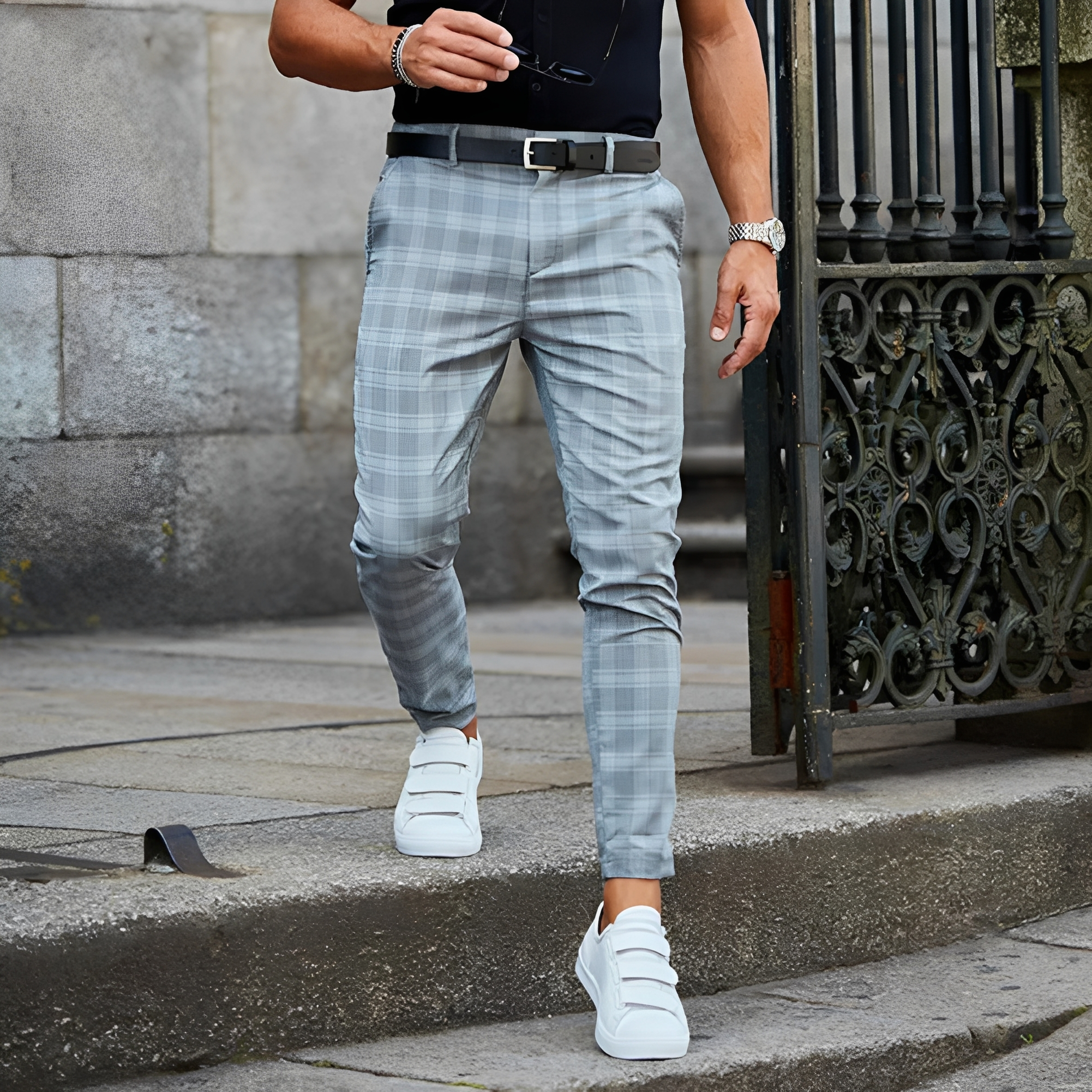Elezer - Pantalon estival décontracté pour homme