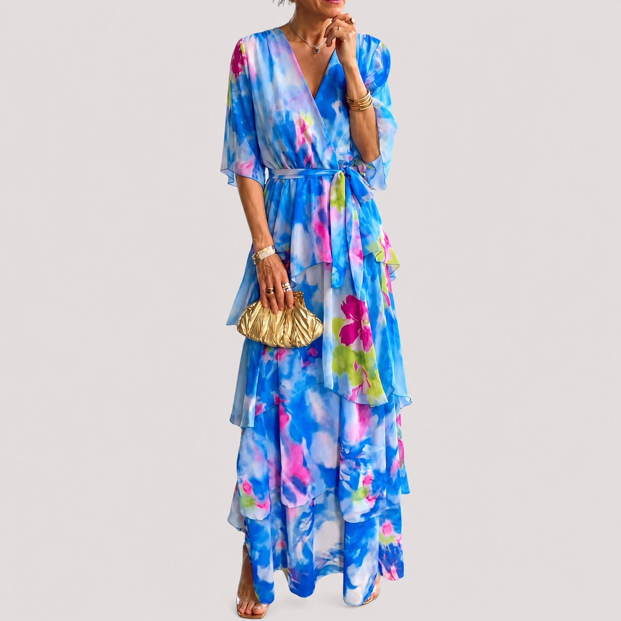 Denise - Robe Chic à Étages
