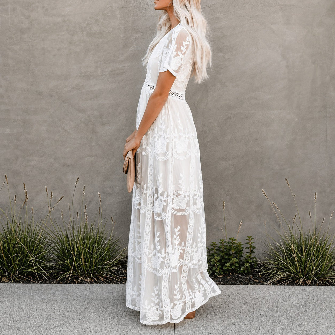 Alison - Robe Maxi Chic en Tissu Léger
