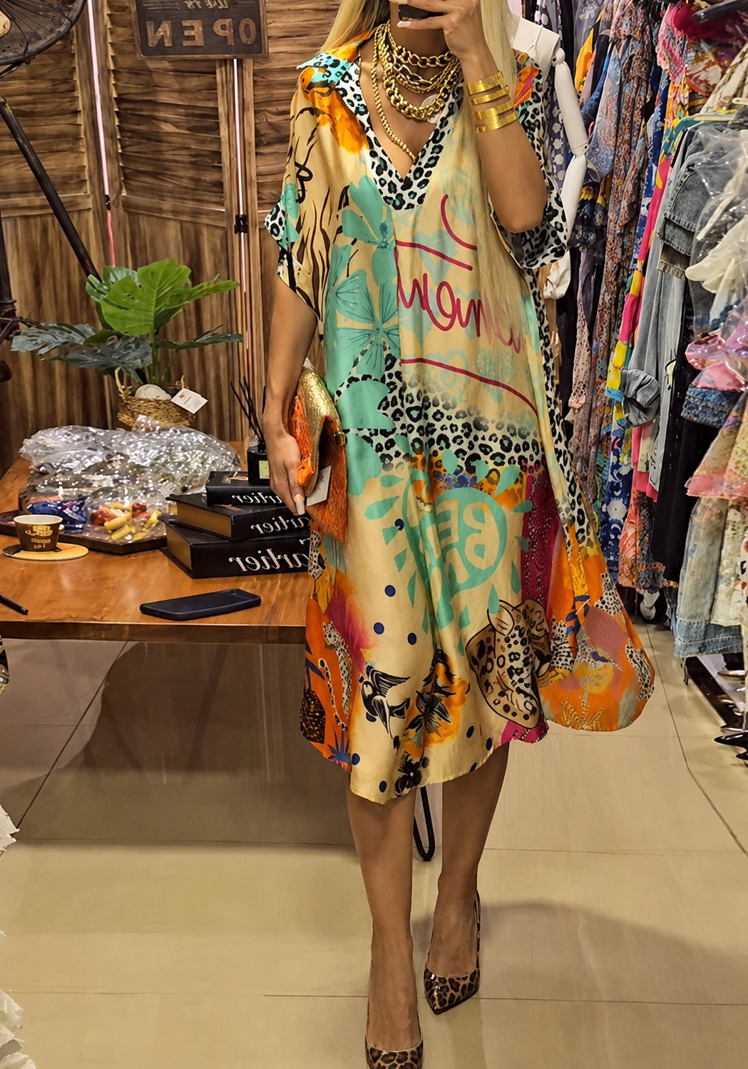 Remy - Robe Chic à Motifs