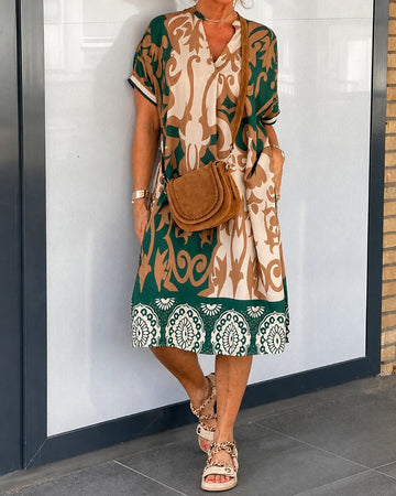 Yaseen - Robe élégante avec motifs