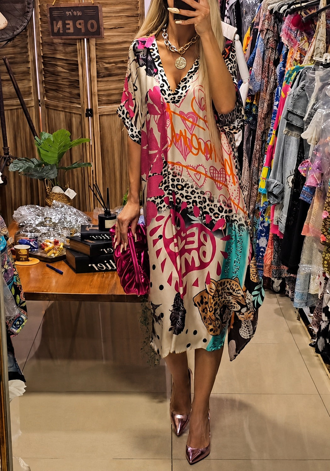 Remy - Robe Chic à Motifs