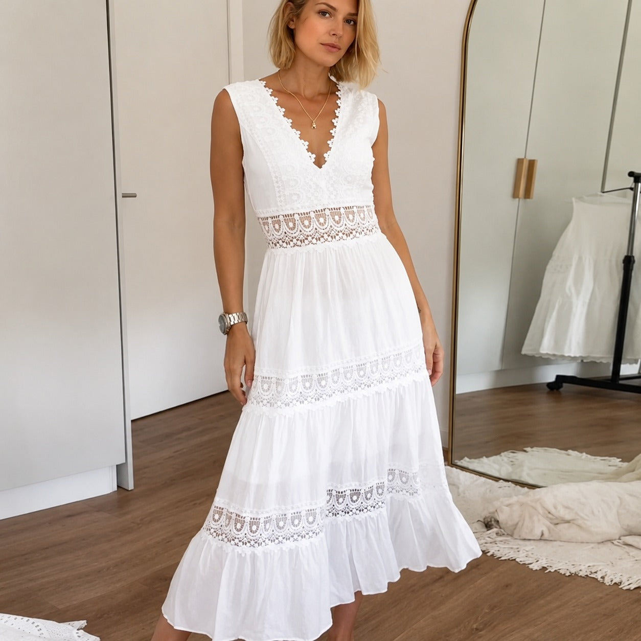 Tessa - Robe Midi Distinctive