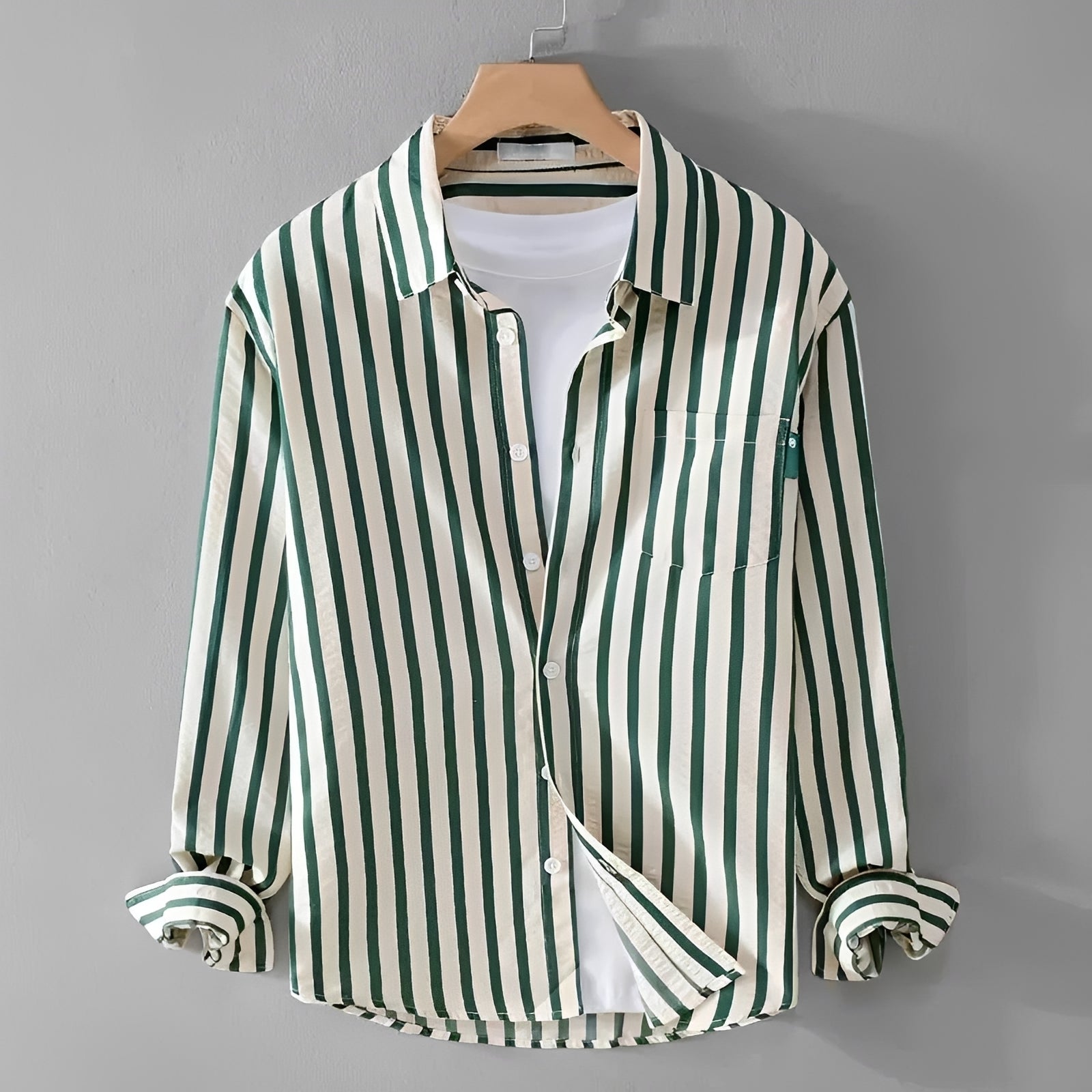 Paul - Chemise Décontractée à Rayures