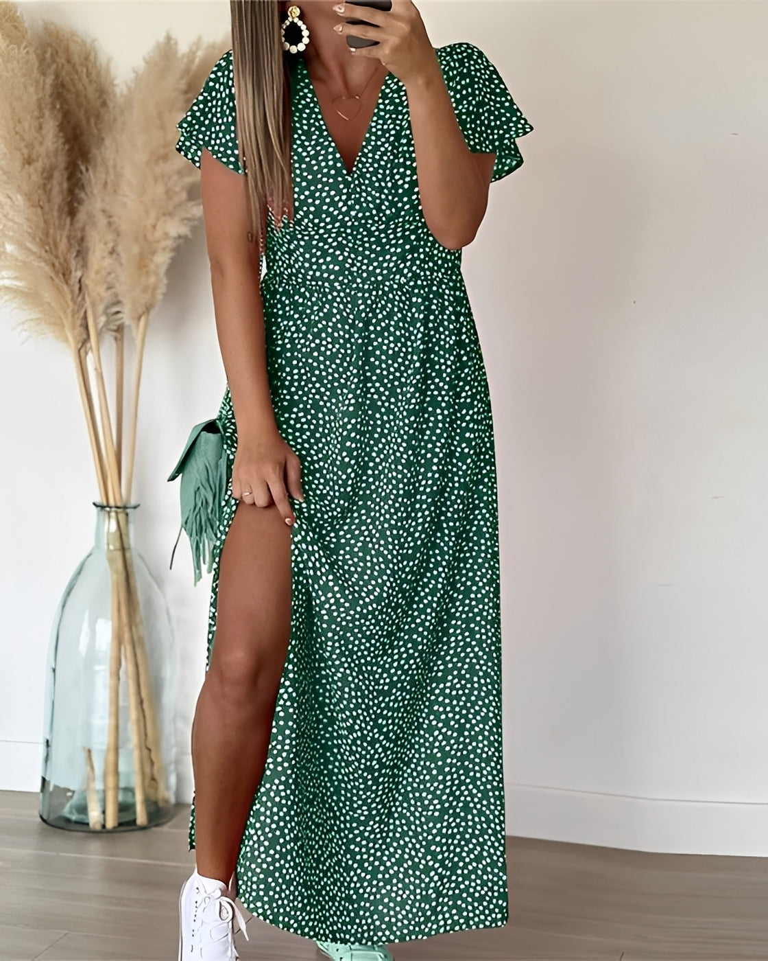 Tina - Robe Chic avec Fente
