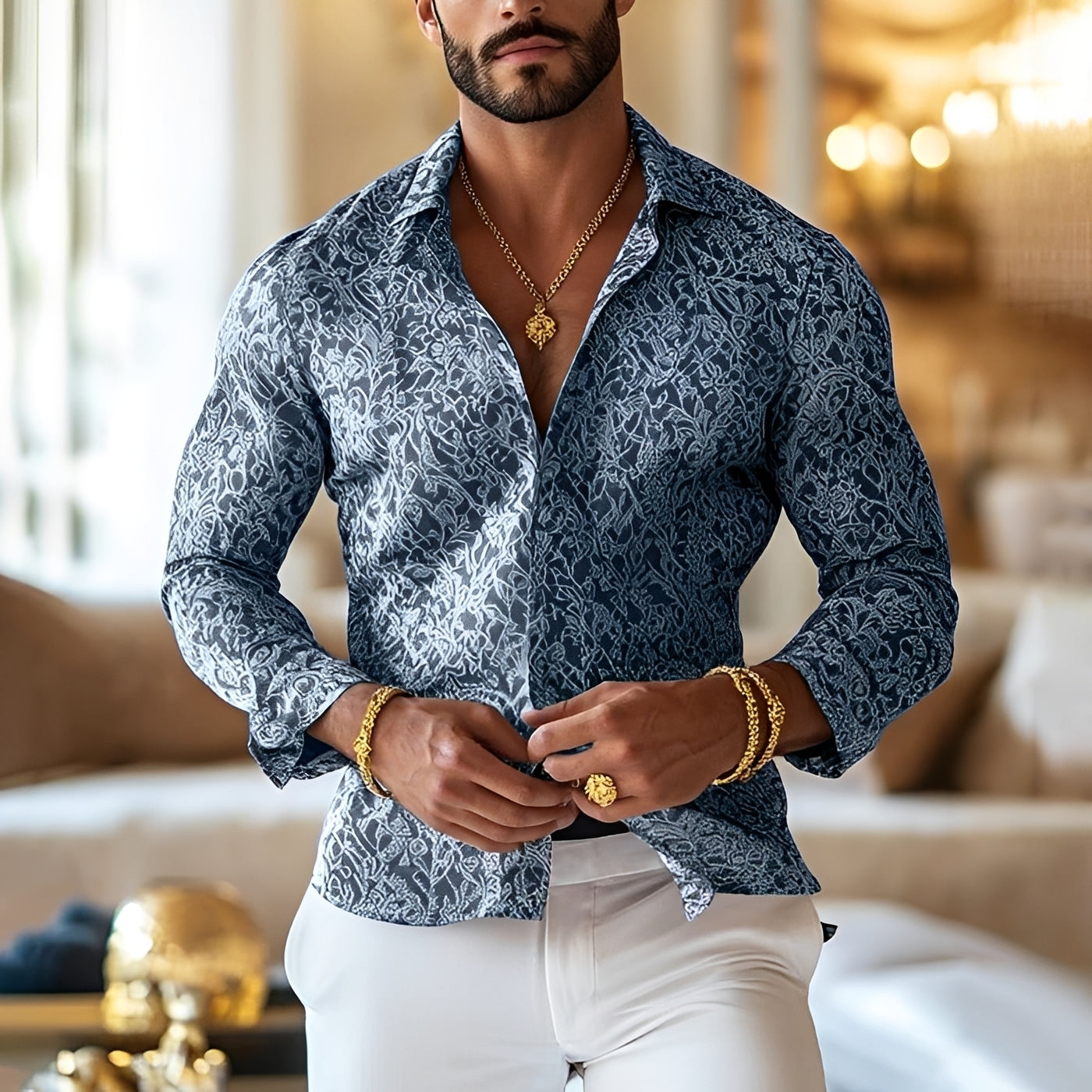 Tim - Chemise Élégante à Manche Longue