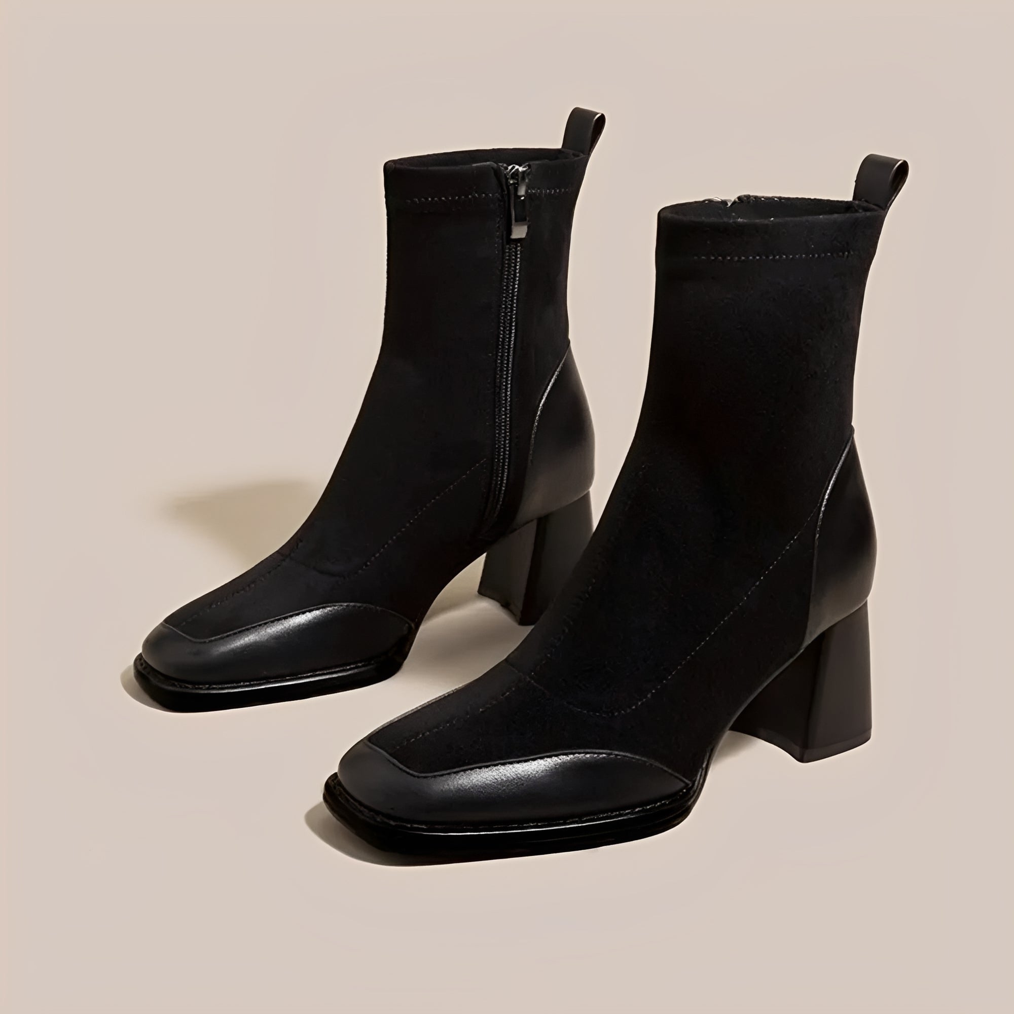 Linda - Bottes à talons compensés pour un look relax