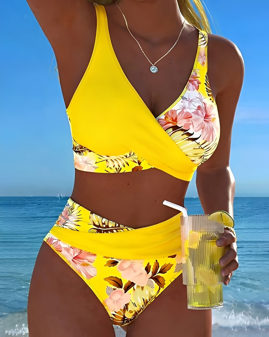 Eleri - Bikini avec motif floral élégant