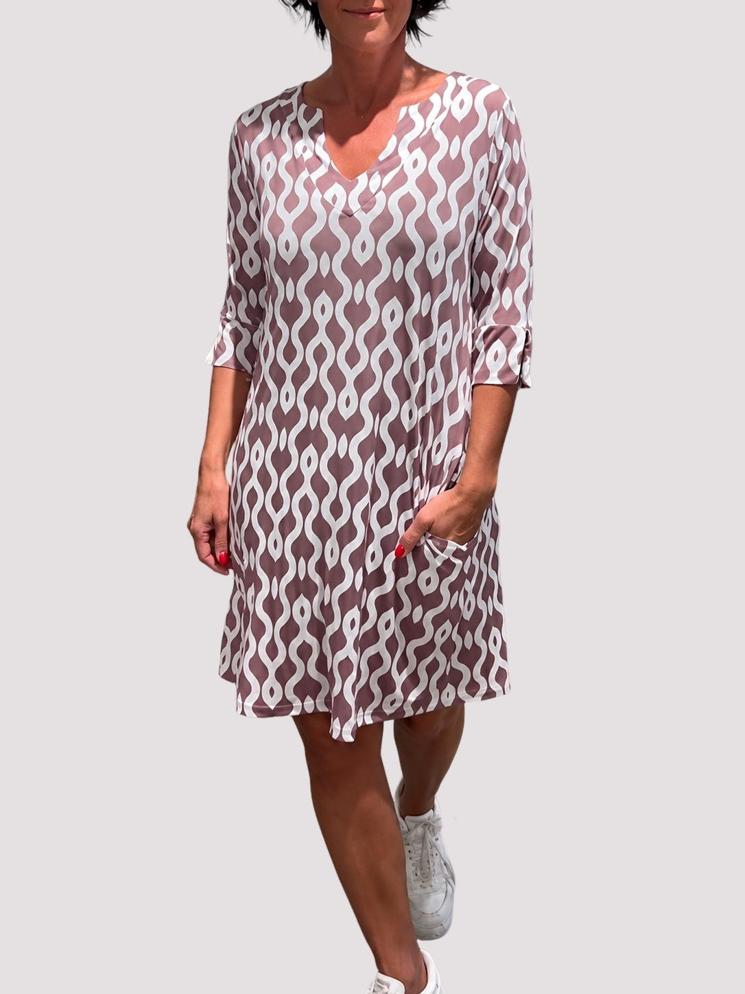 Jazmin - Robe Midi Évasée avec Volants