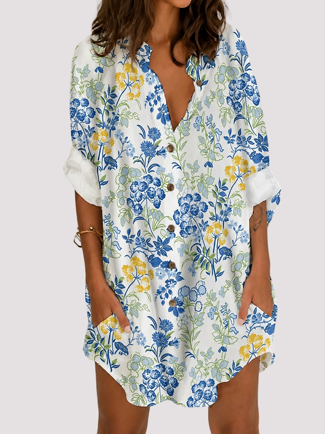 Esha - Robe Élégante avec Manches Longues