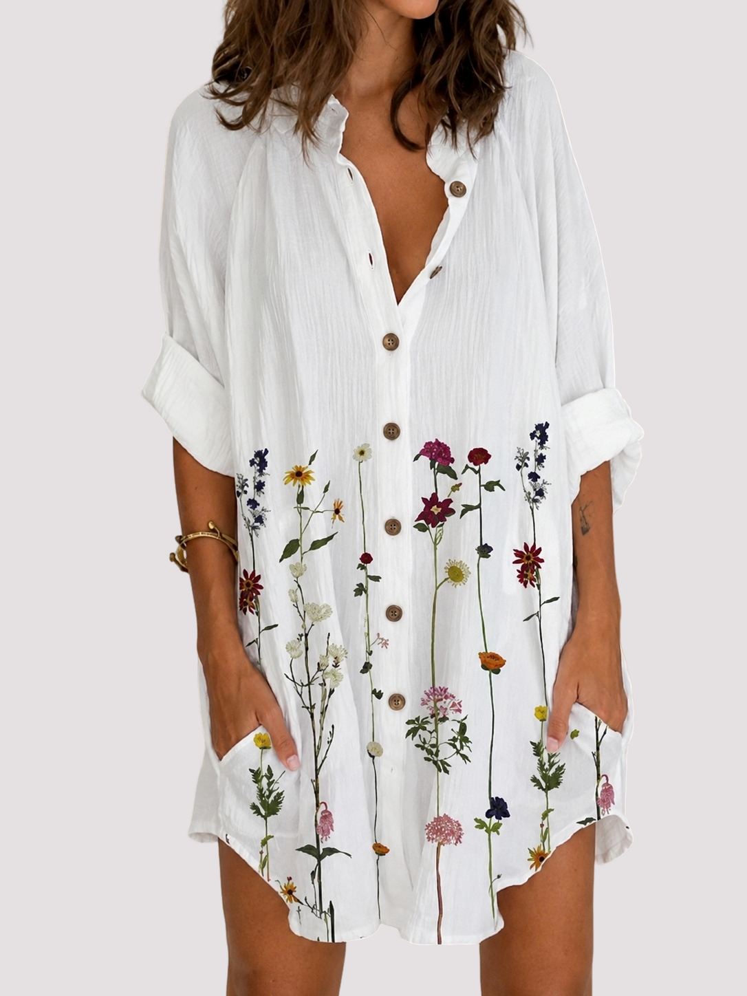Esha - Robe Élégante avec Manches Longues