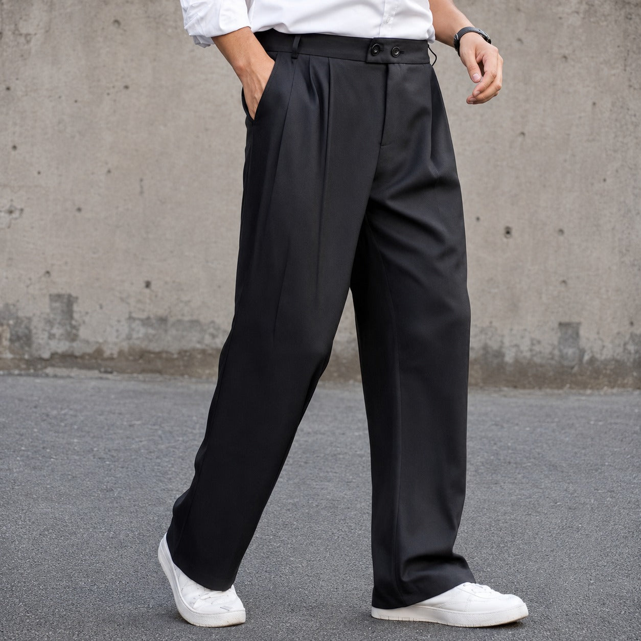 Clayton - Pantalon ample et détendu