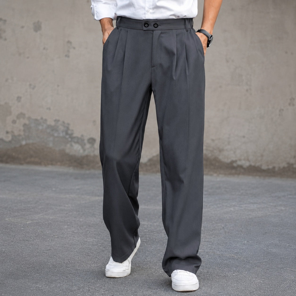 Clayton - Pantalon ample et détendu