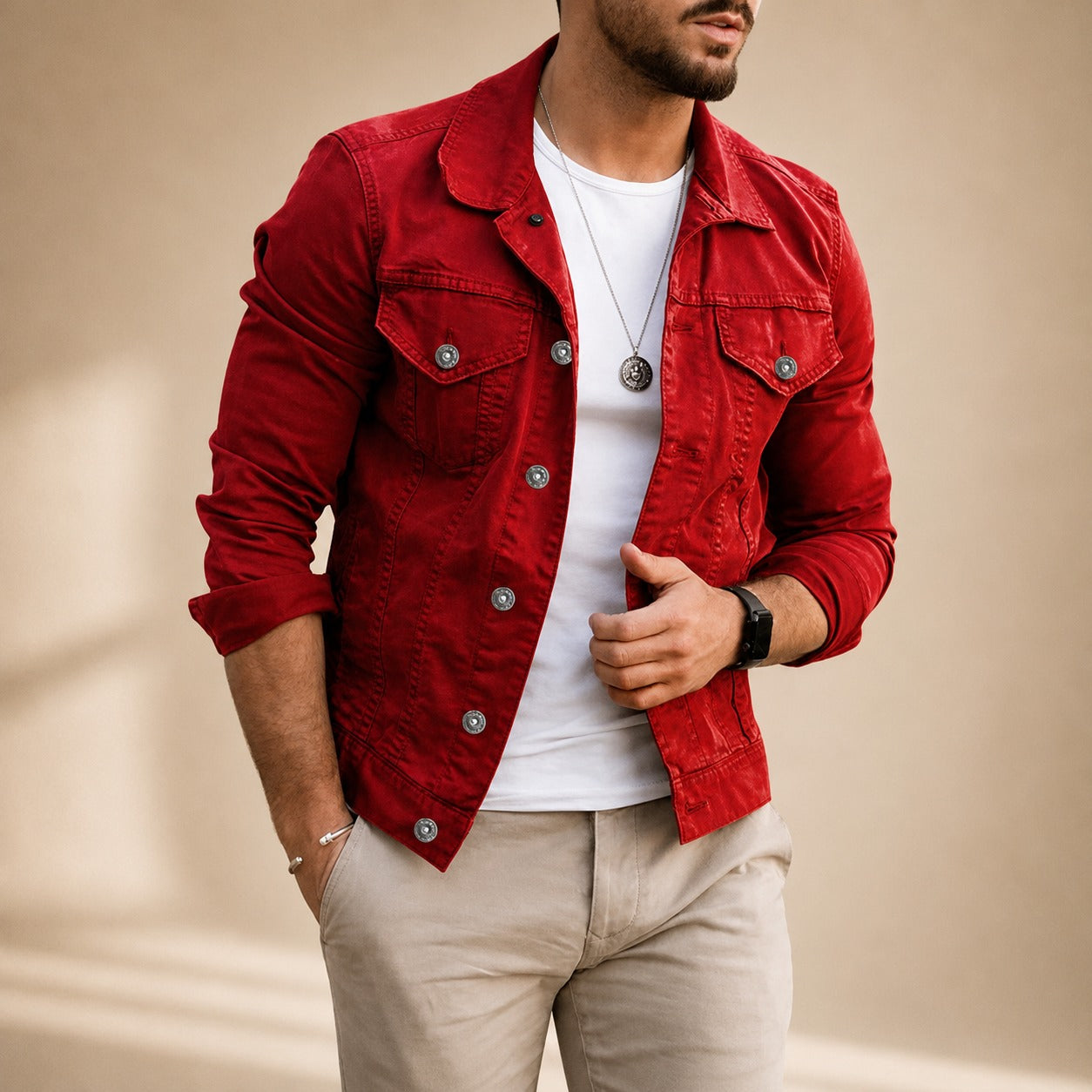 Kent - Blazer élégant en denim