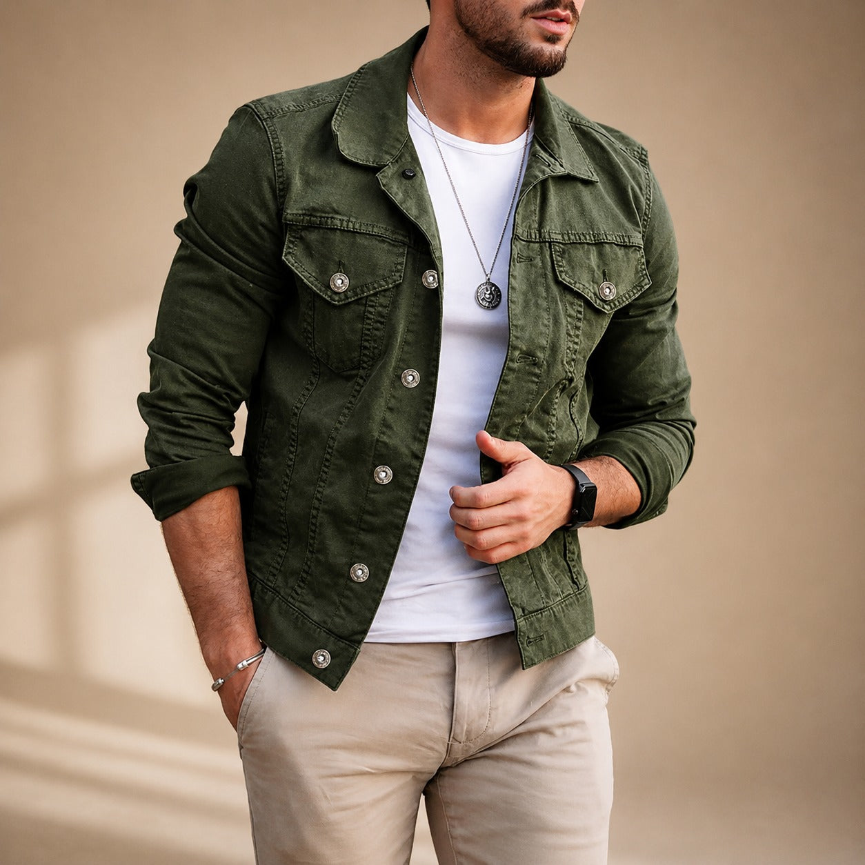 Kent - Blazer élégant en denim