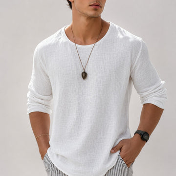 Zain - Chemise ample et relax avec manches longues