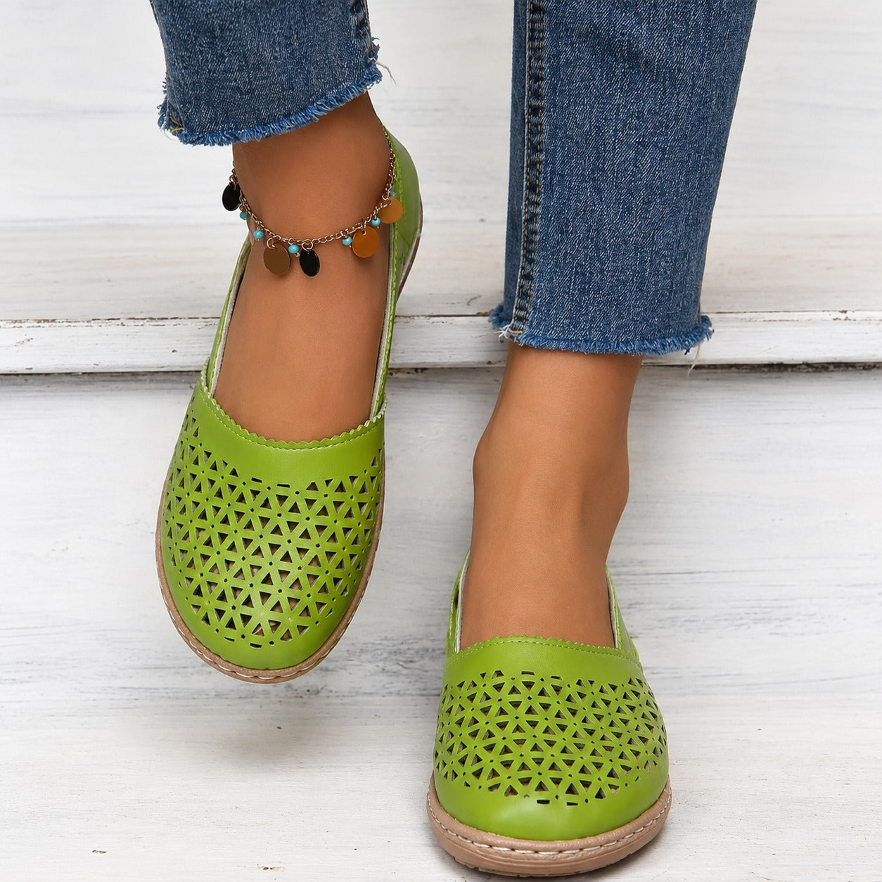 Tegan - Sandales tendance avec un design