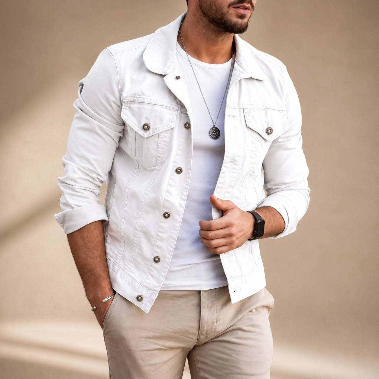 Kent - Blazer élégant en denim