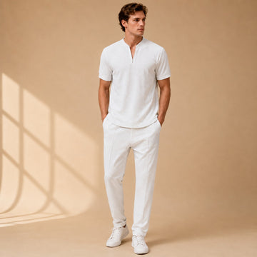 Howard - Ensemble Deux Pièces à Motif Texturé Simplicité