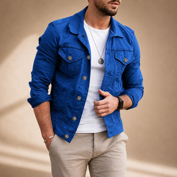 Kent - Blazer élégant en denim