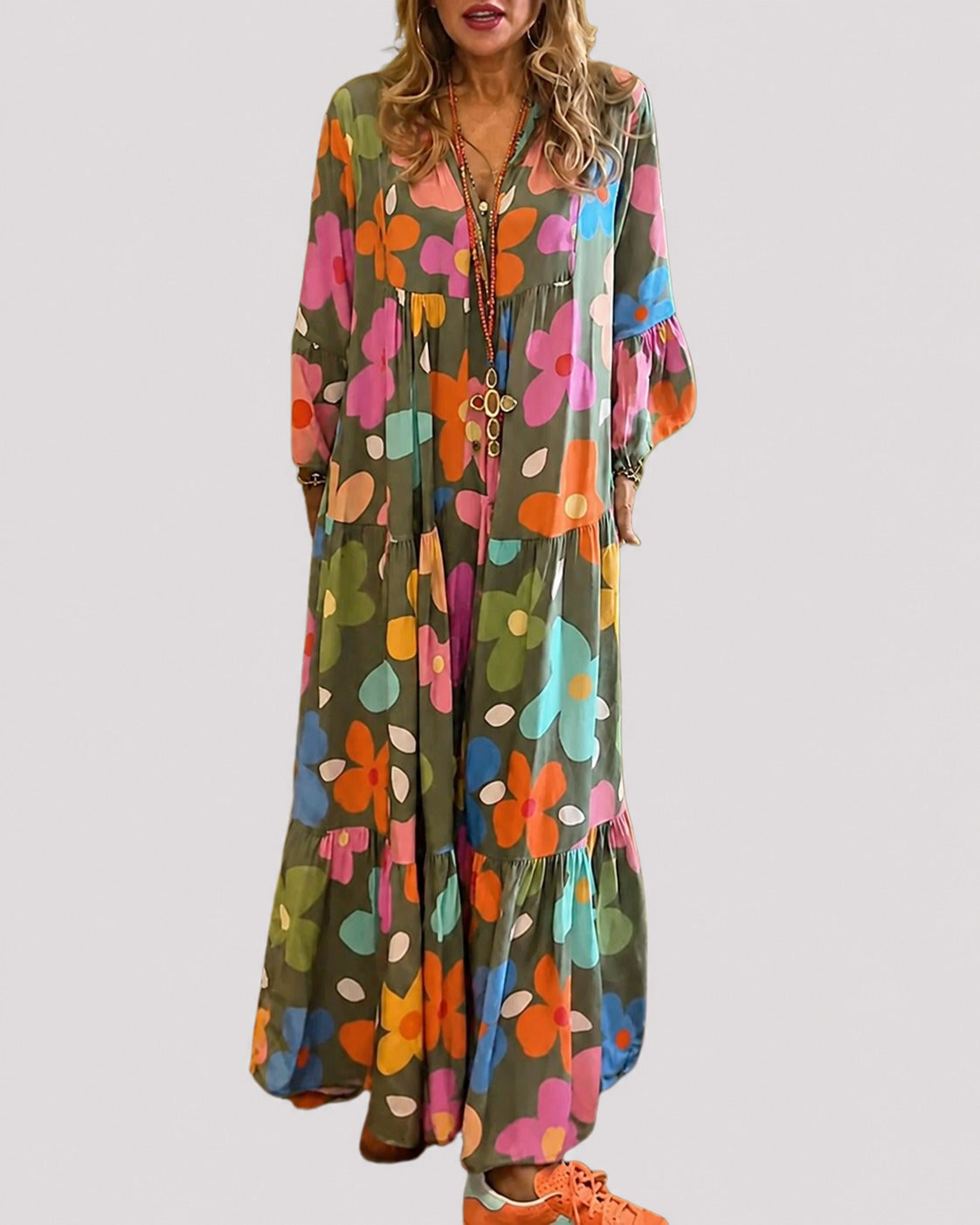 Alana - Robe Ample Colorée