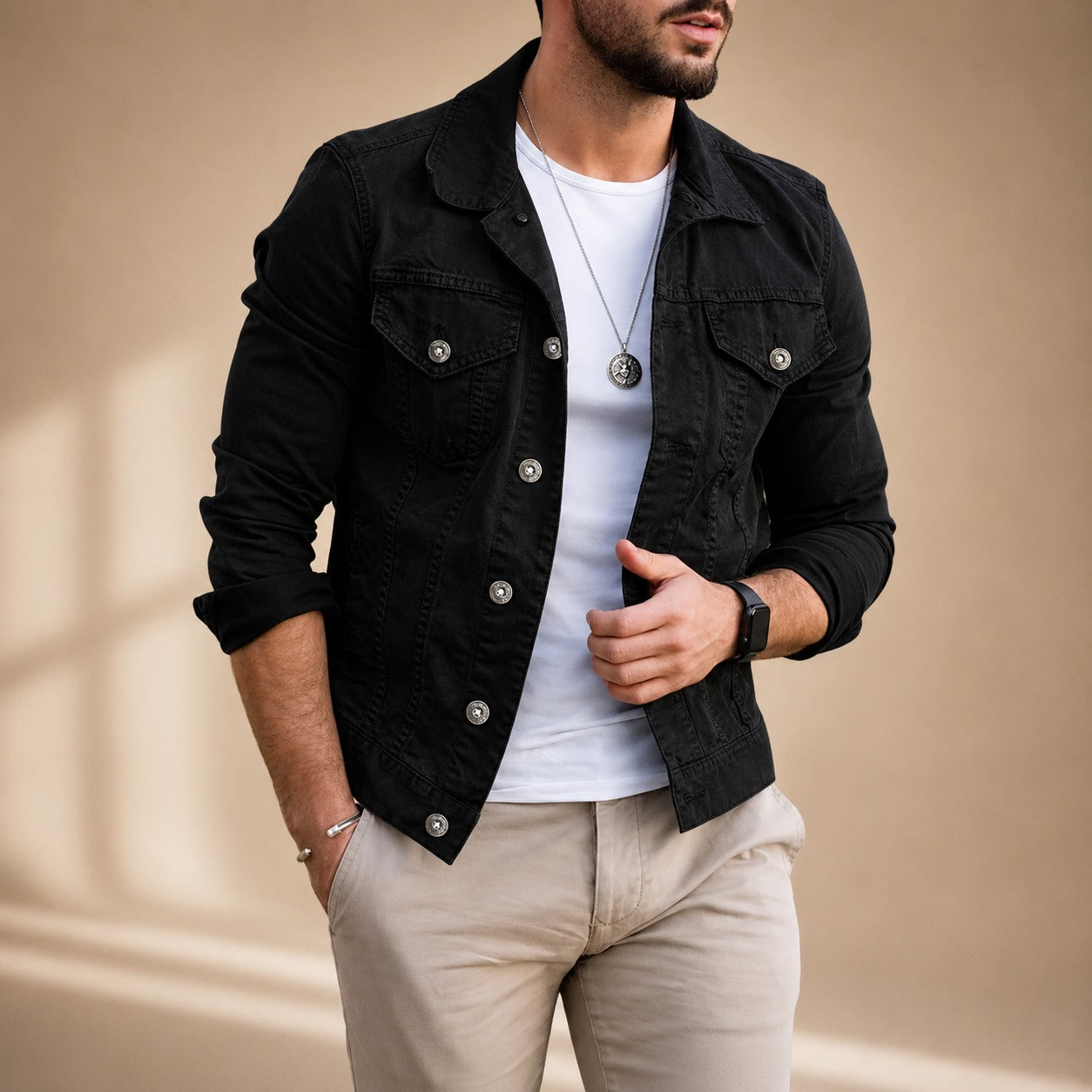 Kent - Blazer élégant en denim