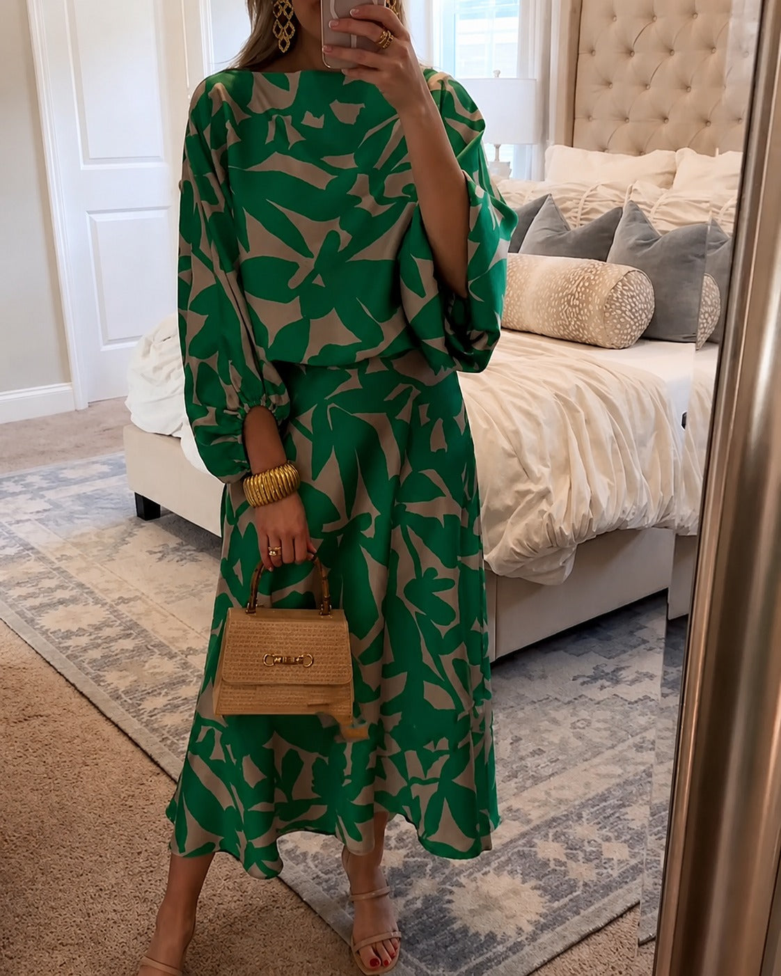 Leanne - Robe Chic à Manches Amples