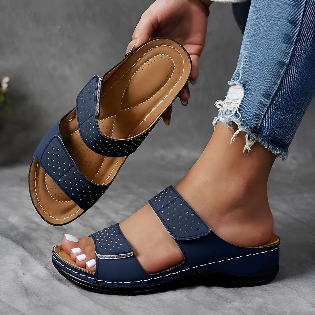 Lauren - Sandales confortables avec découpes