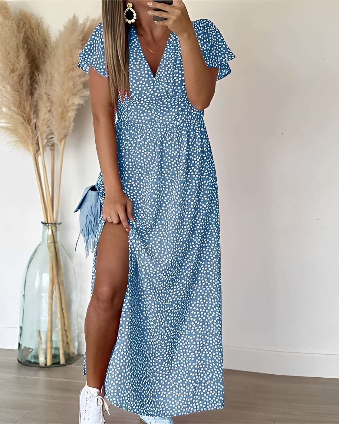 Tina - Robe Chic avec Fente