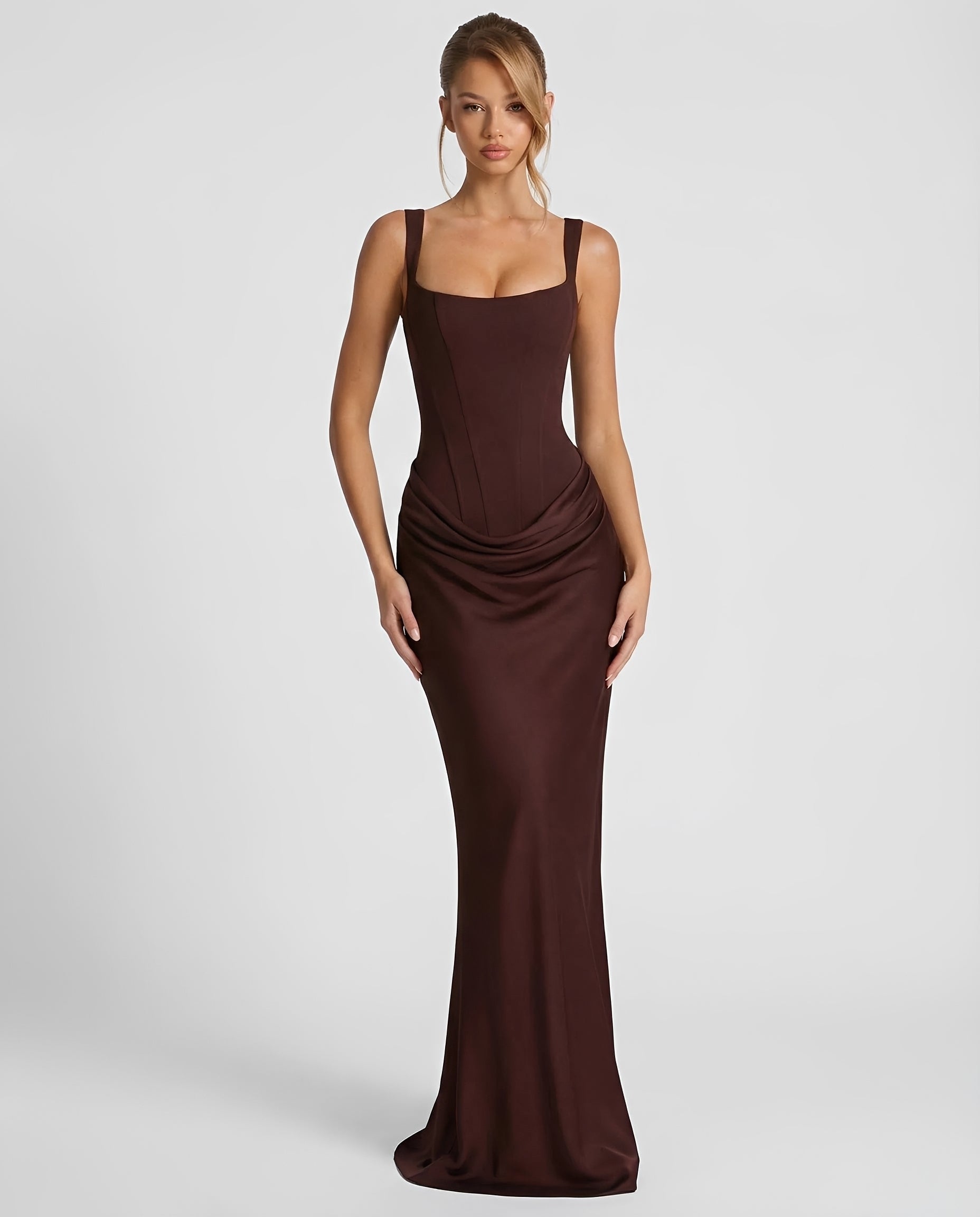 Dorsey - Robe longue élégante avec corset