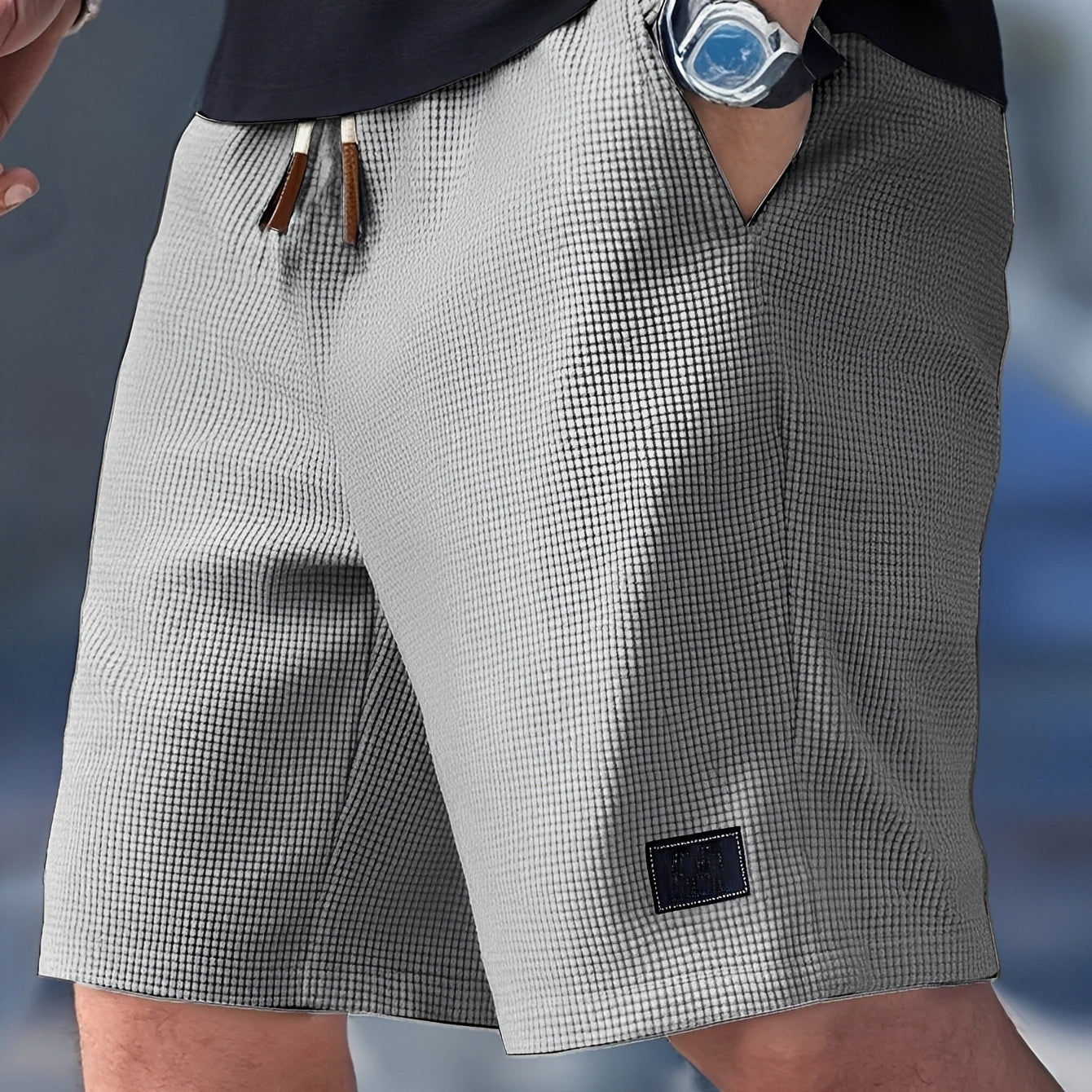 Justin - Shorts confortables avec surface texturée