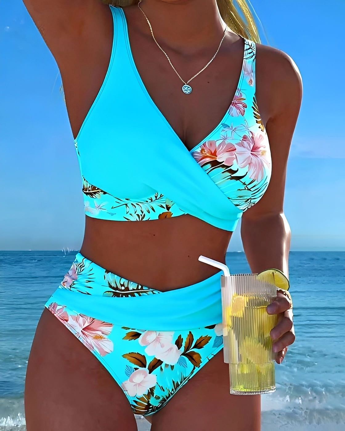 Eleri - Bikini avec motif floral élégant