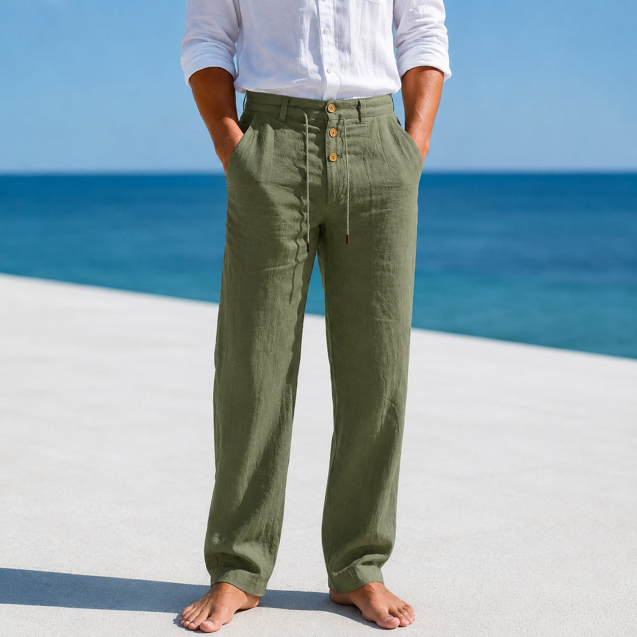 Austin - Pantalon Léger avec Cordon